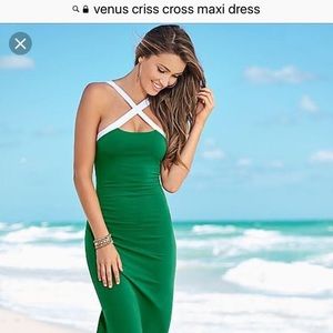 Venus crisis cross Maxi Dress